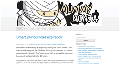 Desktop Screenshot of mummyninja.com